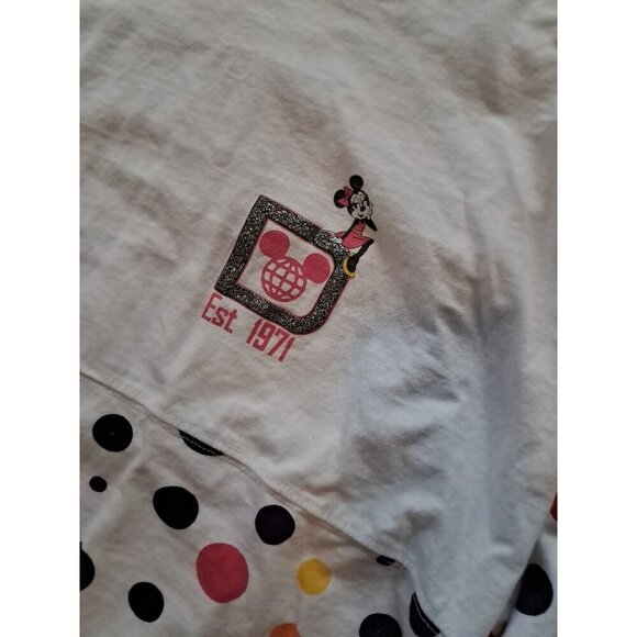 Walt Disney World Spirit Jersey Minnie Polka Dots & Glitter Adult Xs EUC - Picture 2 of 3